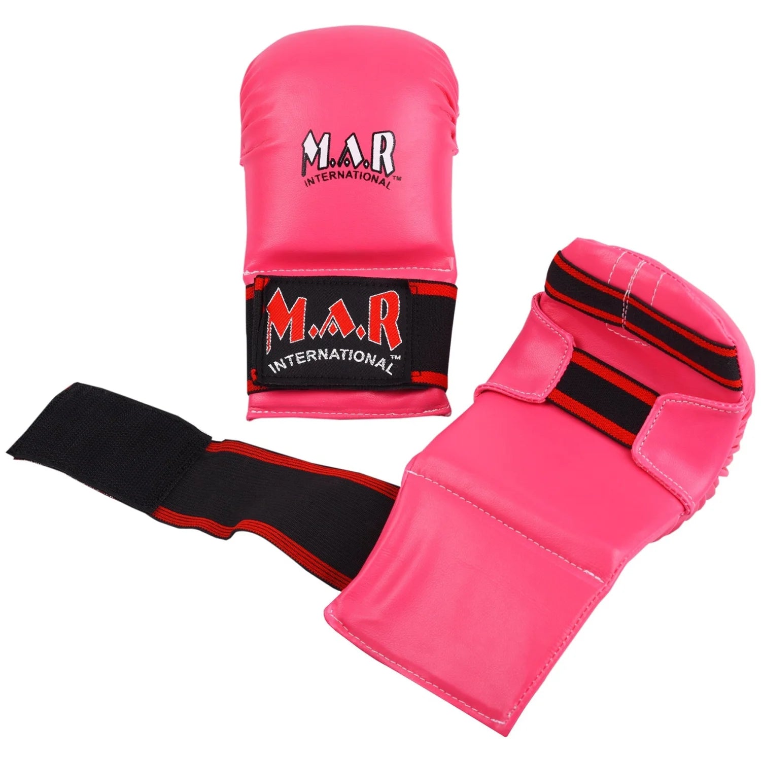 MAR-157 | Pink Karate Gloves for Women - Compact Gloves
