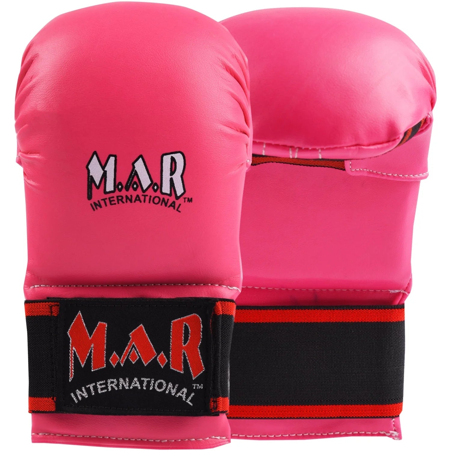 MAR-157 | Pink Karate Gloves for Women - Compact Gloves
