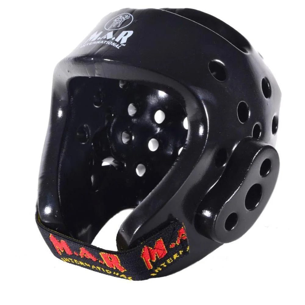 MAR-160B | Black Dipped Foam Martial Arts Head Guard - Head Guard