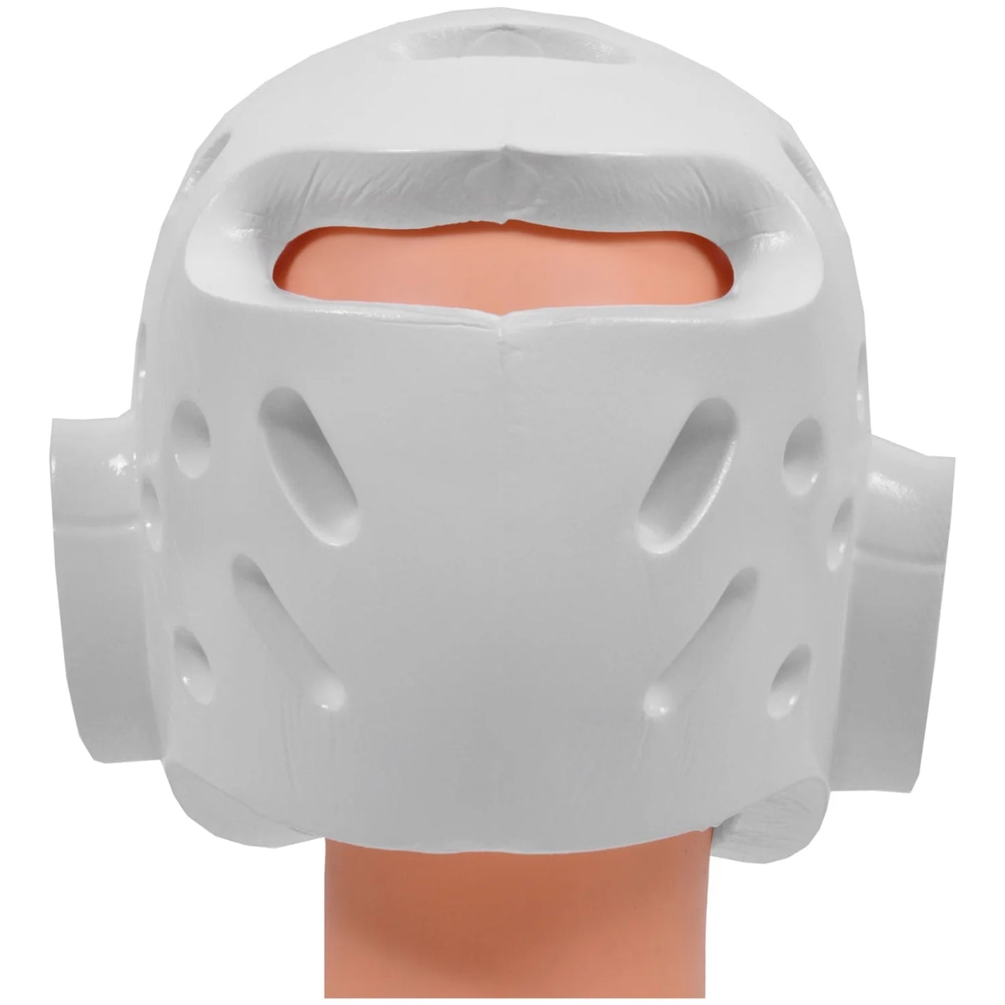 MAR-160D | White Dipped Foam Martial Arts Head Guard - Head Guard