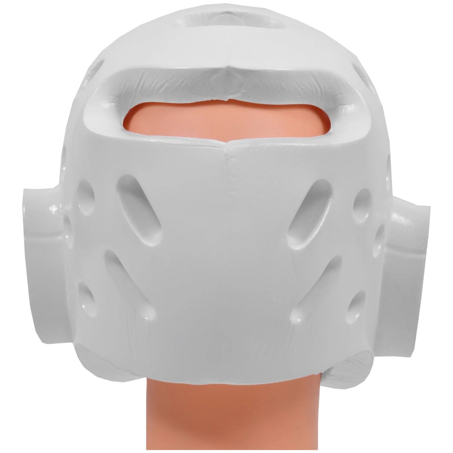 MAR-160D | White Dipped Foam Martial Arts Head Guard - Head Guard