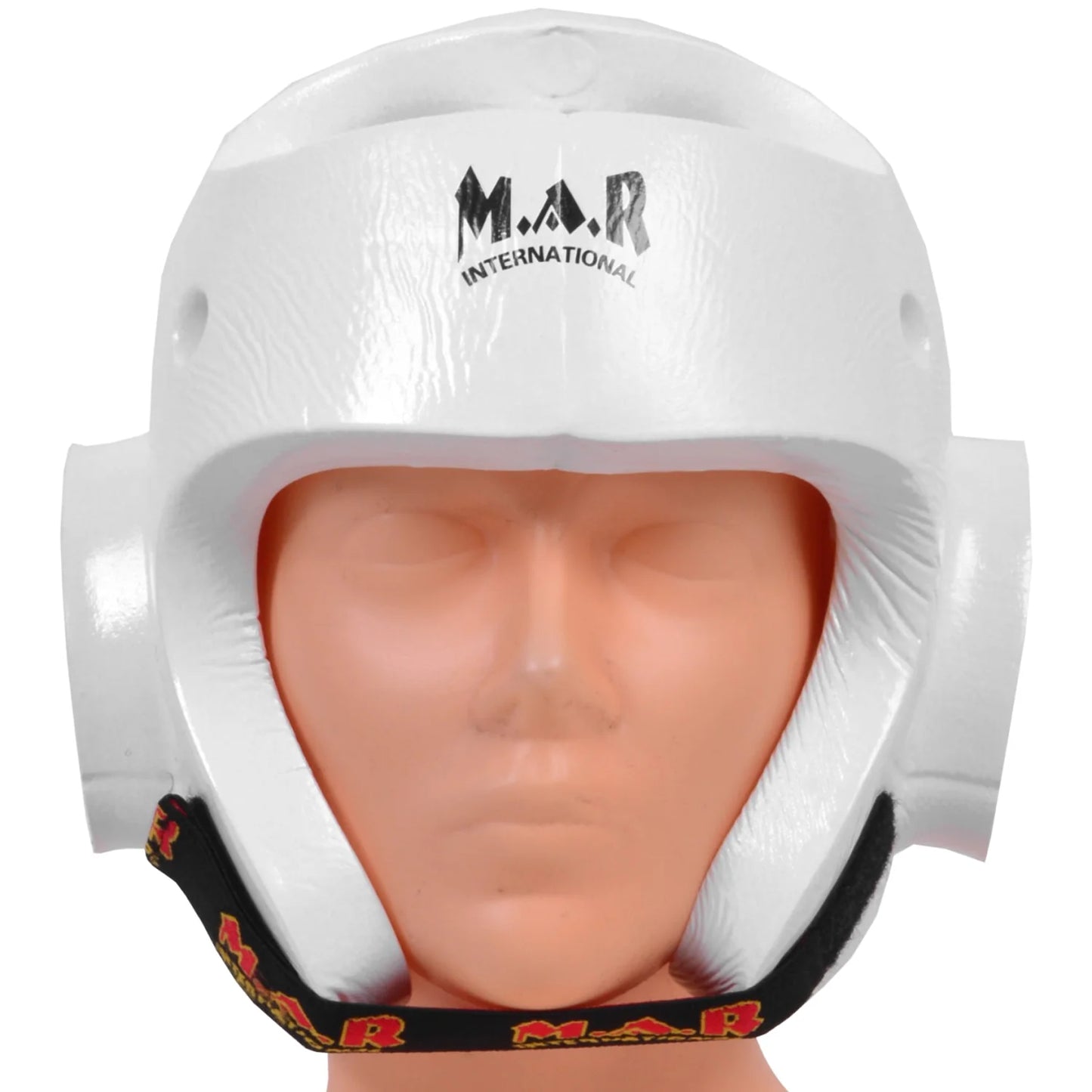 MAR-160D | White Dipped Foam Martial Arts Head Guard - Head Guard