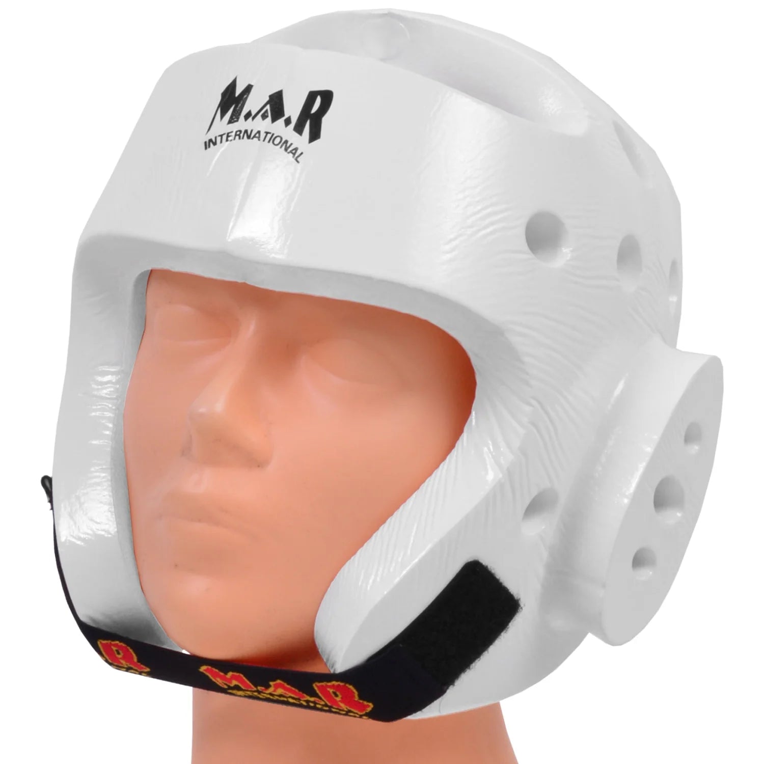MAR-160D | White Dipped Foam Martial Arts Head Guard - Head Guard