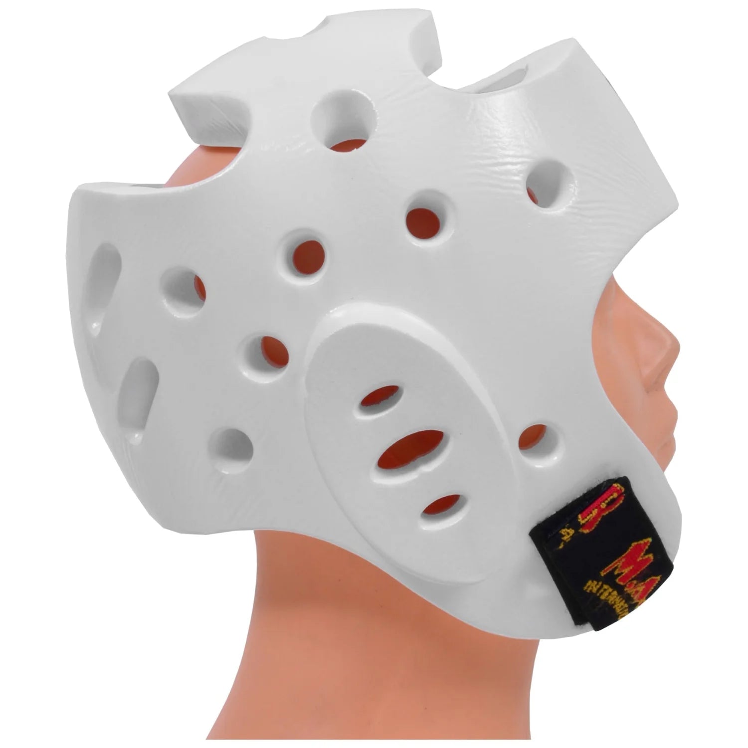 MAR-160D | White Dipped Foam Martial Arts Head Guard - Head Guard