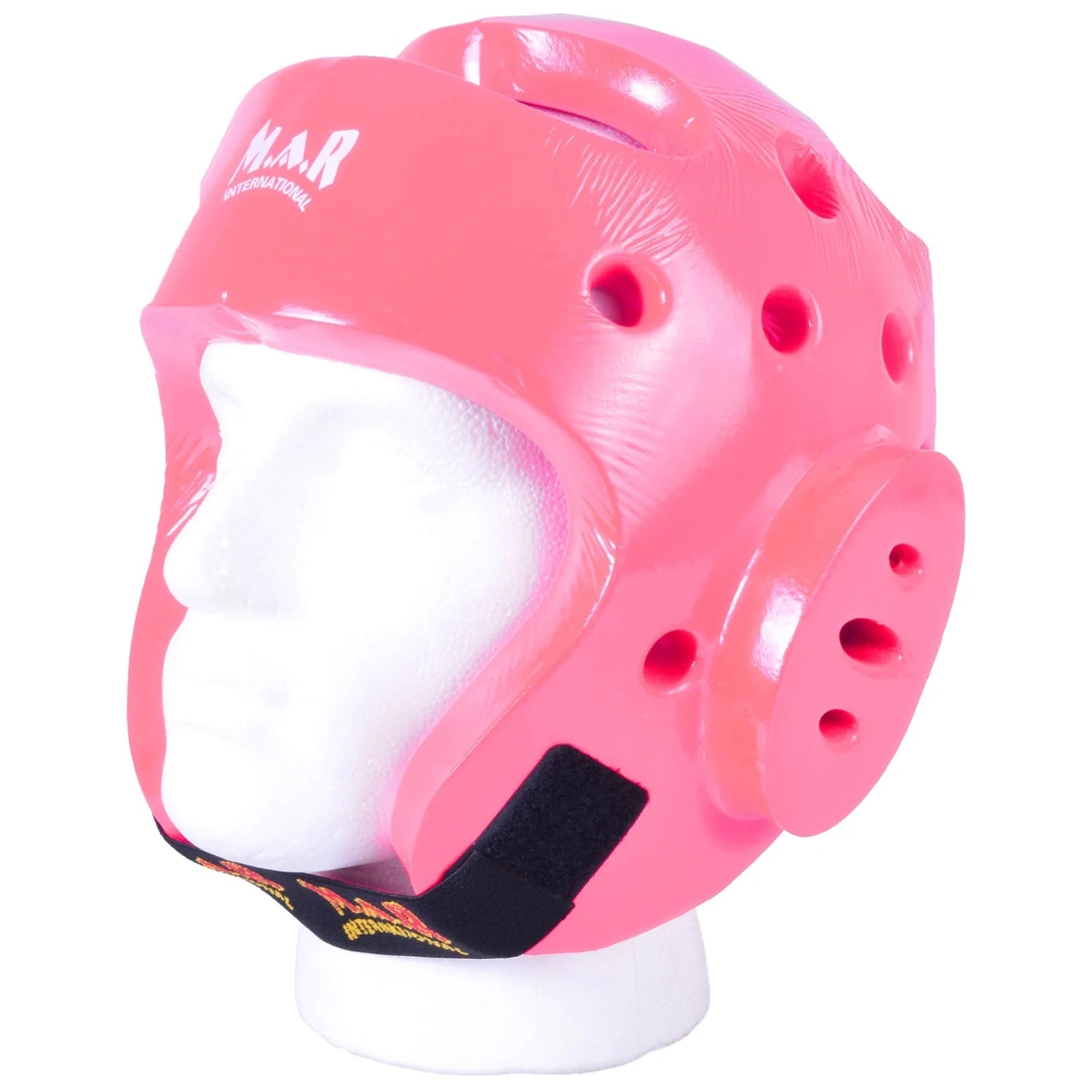 MAR-160E | Pink Dipped Foam Martial Arts Head Guard - Head Guard