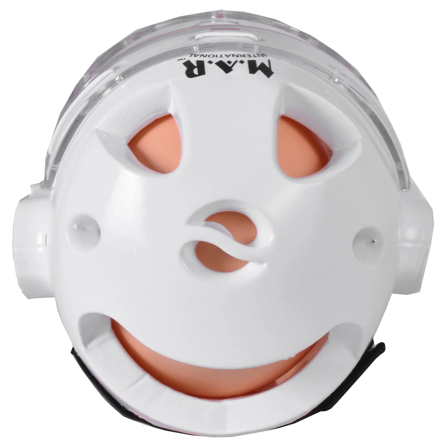 MAR-160F | WKF Style Karate White Head Guard with Mask - Head Guard