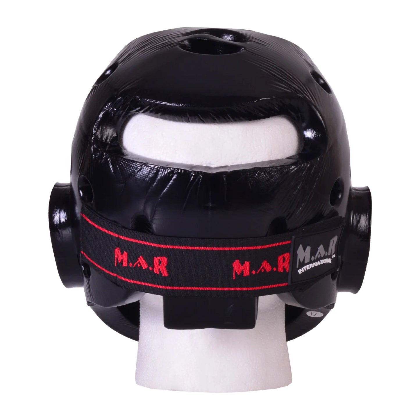 MAR-160I | WKF Style Karate Black Head Guard with Mask - Head Guard