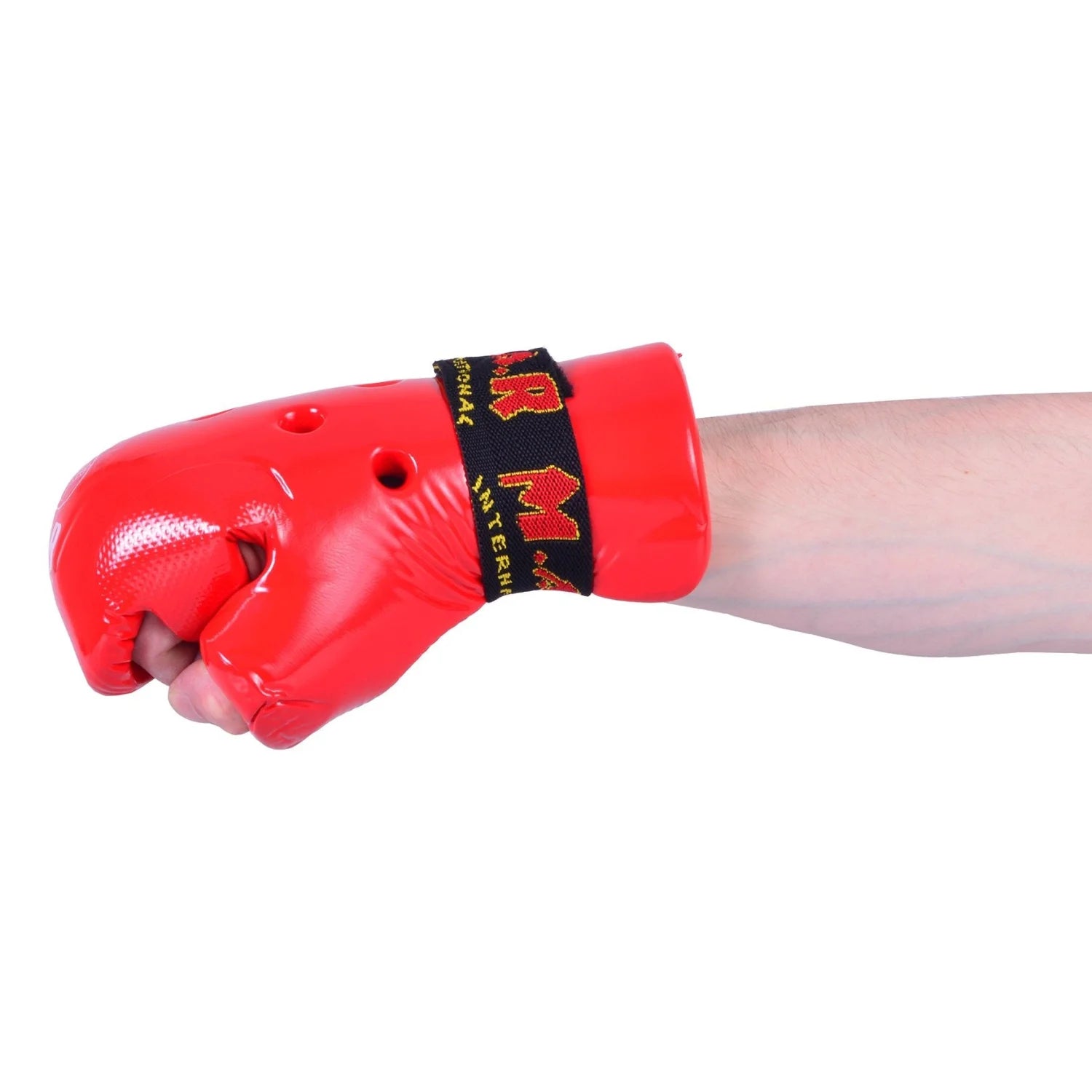 MAR-161A | Red Dipped Foam Martial Arts Punching Gloves - Gloves