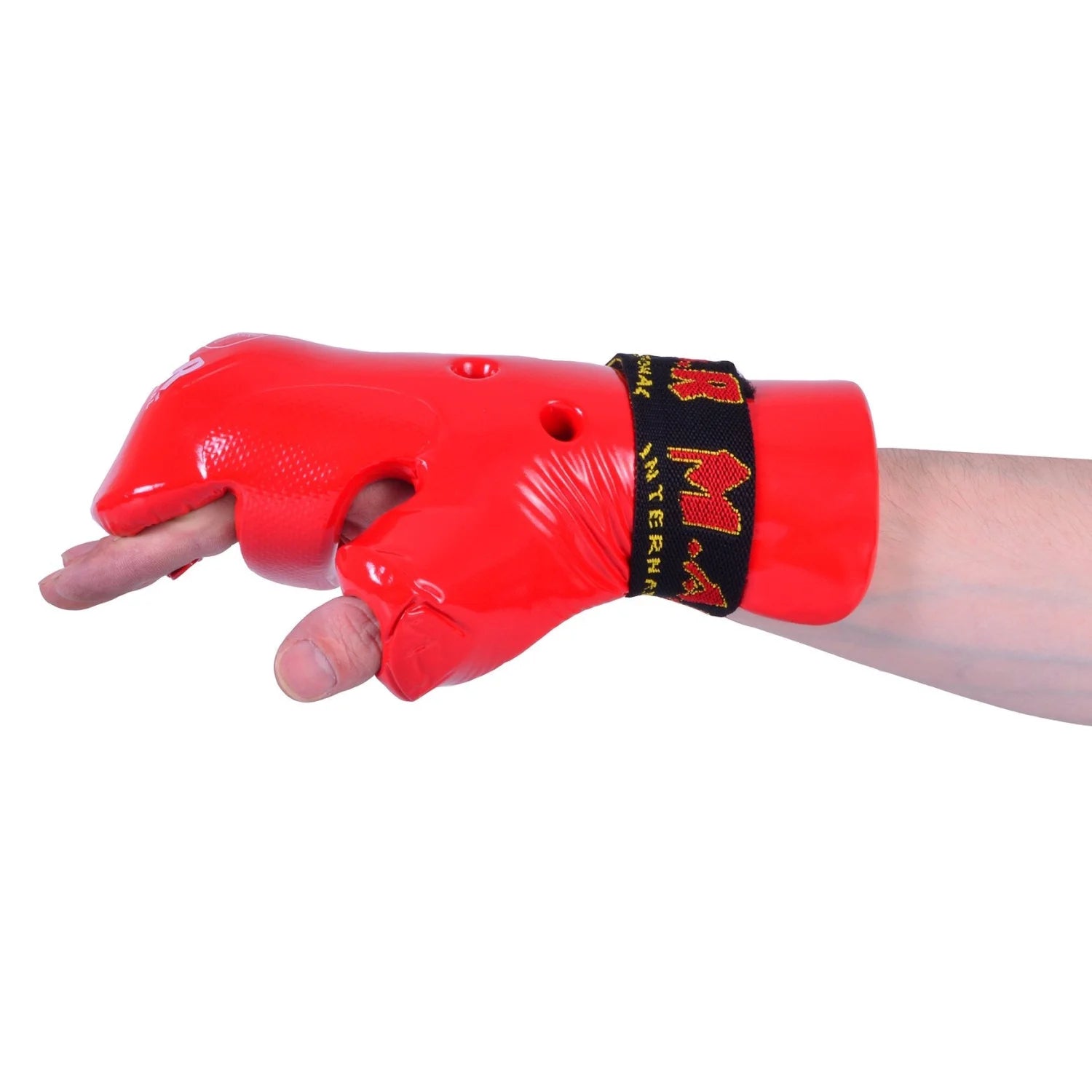 MAR-161A | Red Dipped Foam Martial Arts Punching Gloves - Gloves