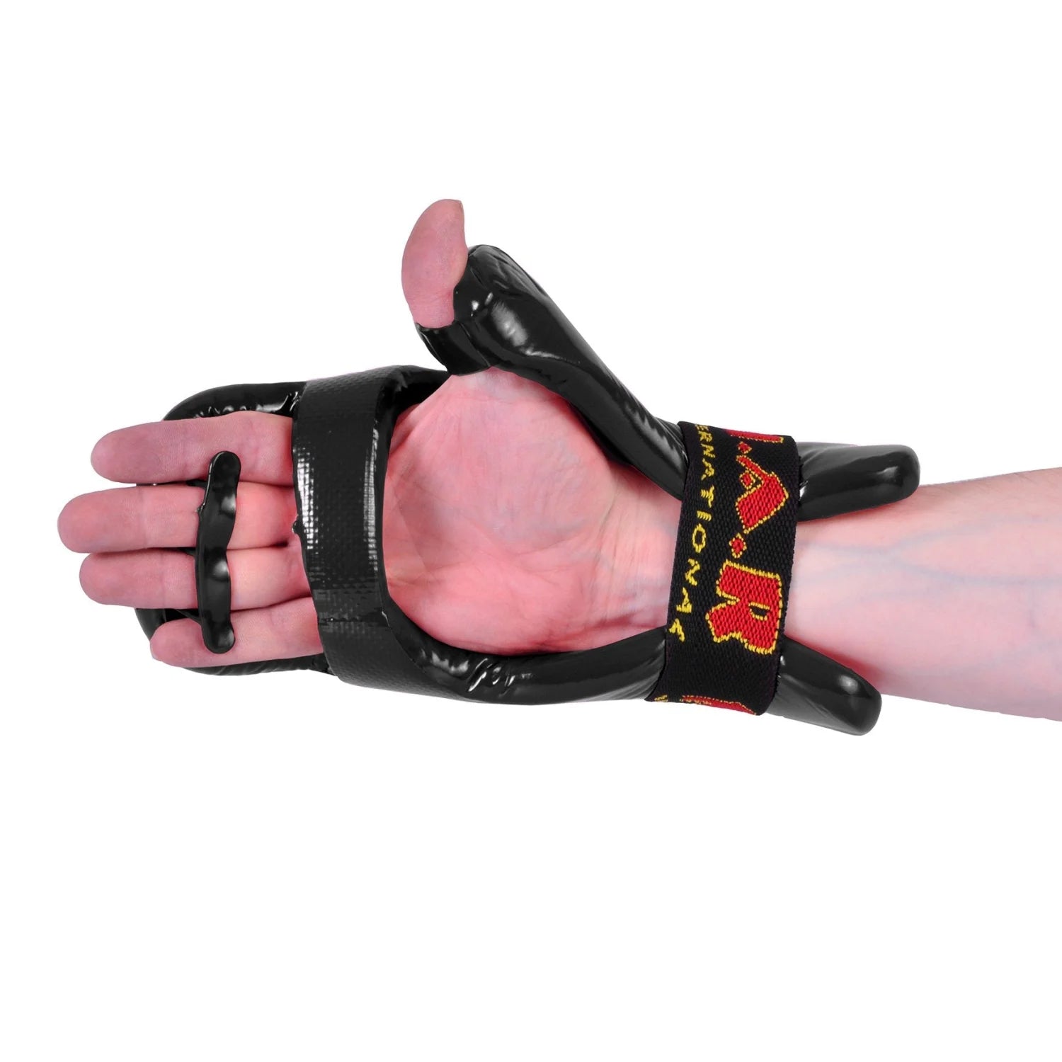 MAR-161B | Black Dipped Foam Martial Arts Punching Gloves - Gloves