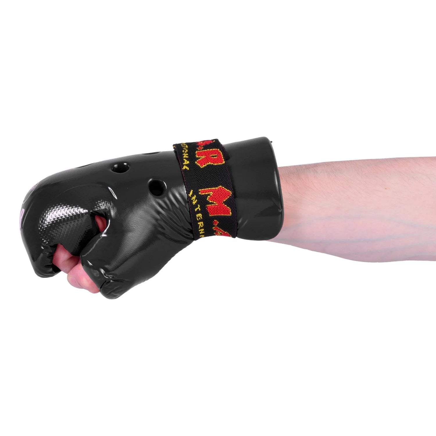 MAR-161B | Black Dipped Foam Martial Arts Punching Gloves - Gloves