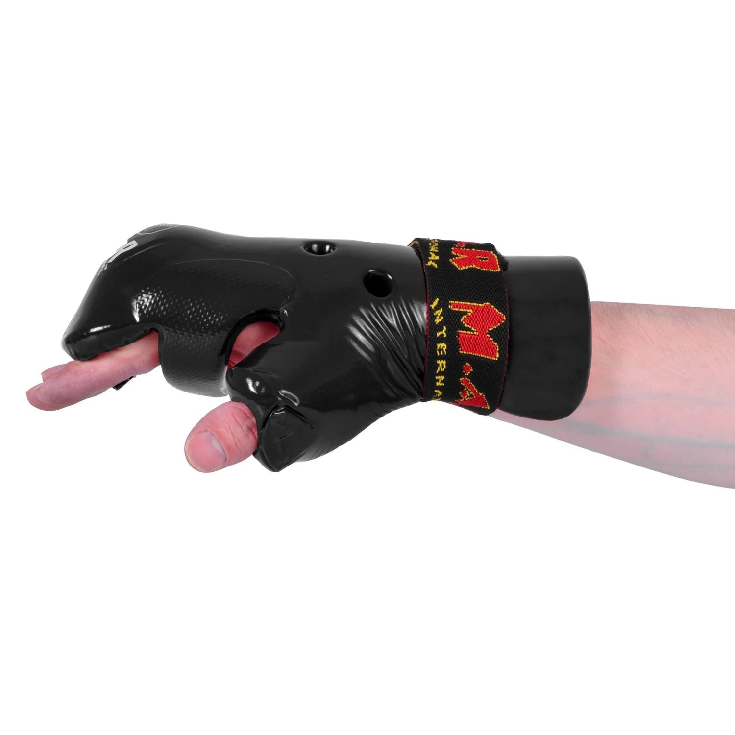 MAR-161B | Black Dipped Foam Martial Arts Punching Gloves - Gloves