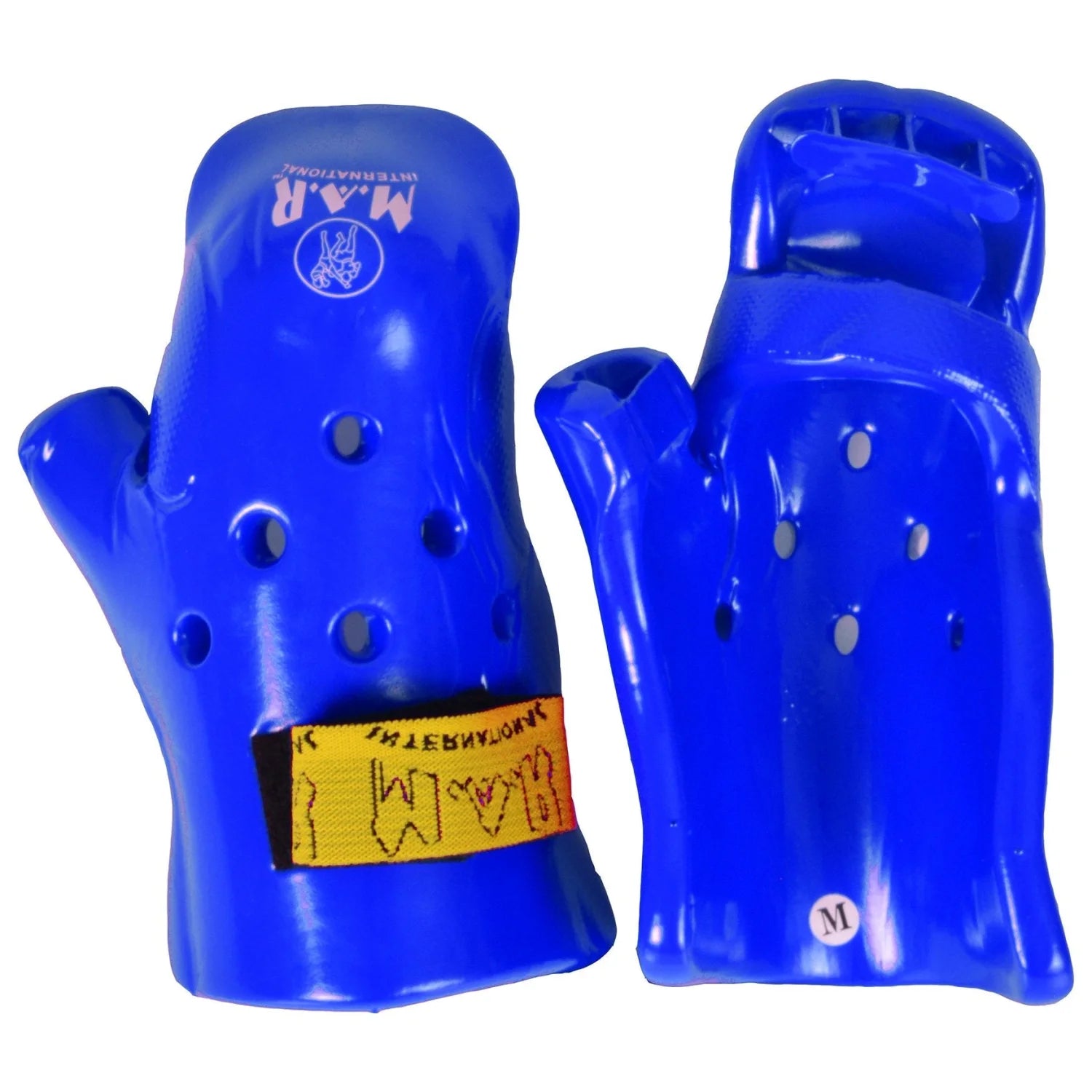 MAR-161C | Blue Dipped Foam Martial Arts Punching Gloves - Gloves