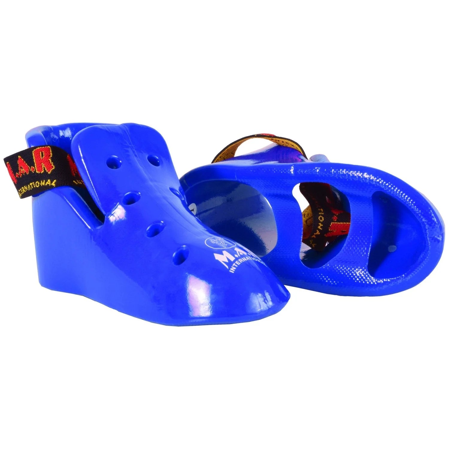 MAR-163C | Blue Dipped Foam Kick Boots - Shoes