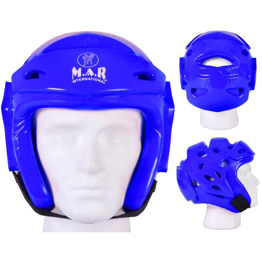 MAR-164C | Blue Dipped Foam Double Layer Head Guard - Head Guard