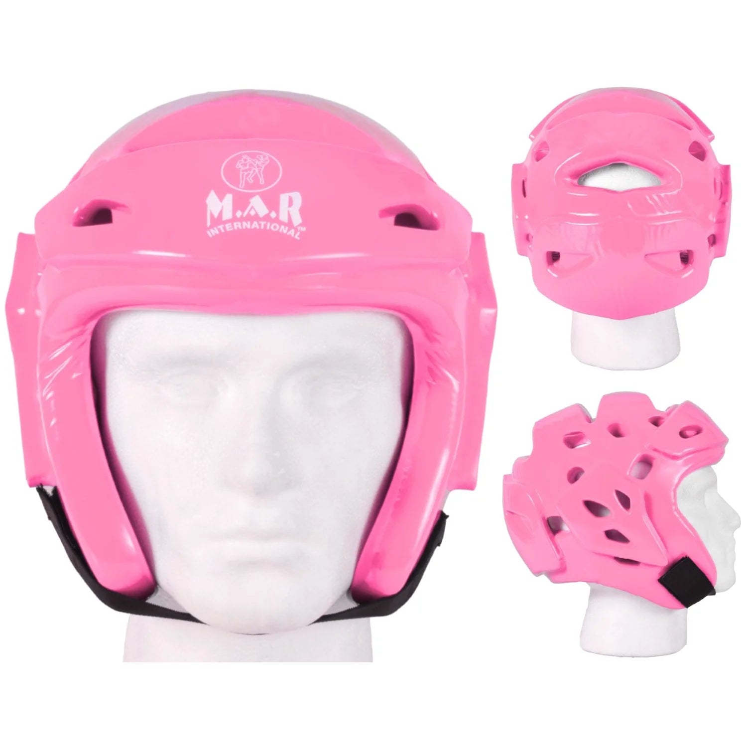 MAR-164D | Pink Dipped Foam Double Layer Head Guard - Head Guard