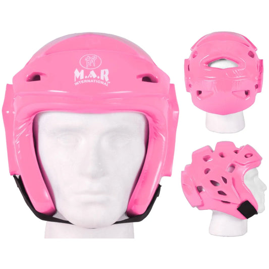 MAR-164D | Pink Dipped Foam Double Layer Head Guard - Head Guard