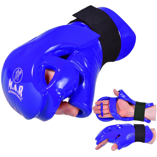 MAR-165C | Blue Dipped Foam - Double Layer Punching Gloves - Gloves