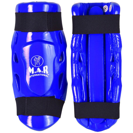 MAR-166C | Blue Dipped Foam Double Layer Shin Guard - Pads