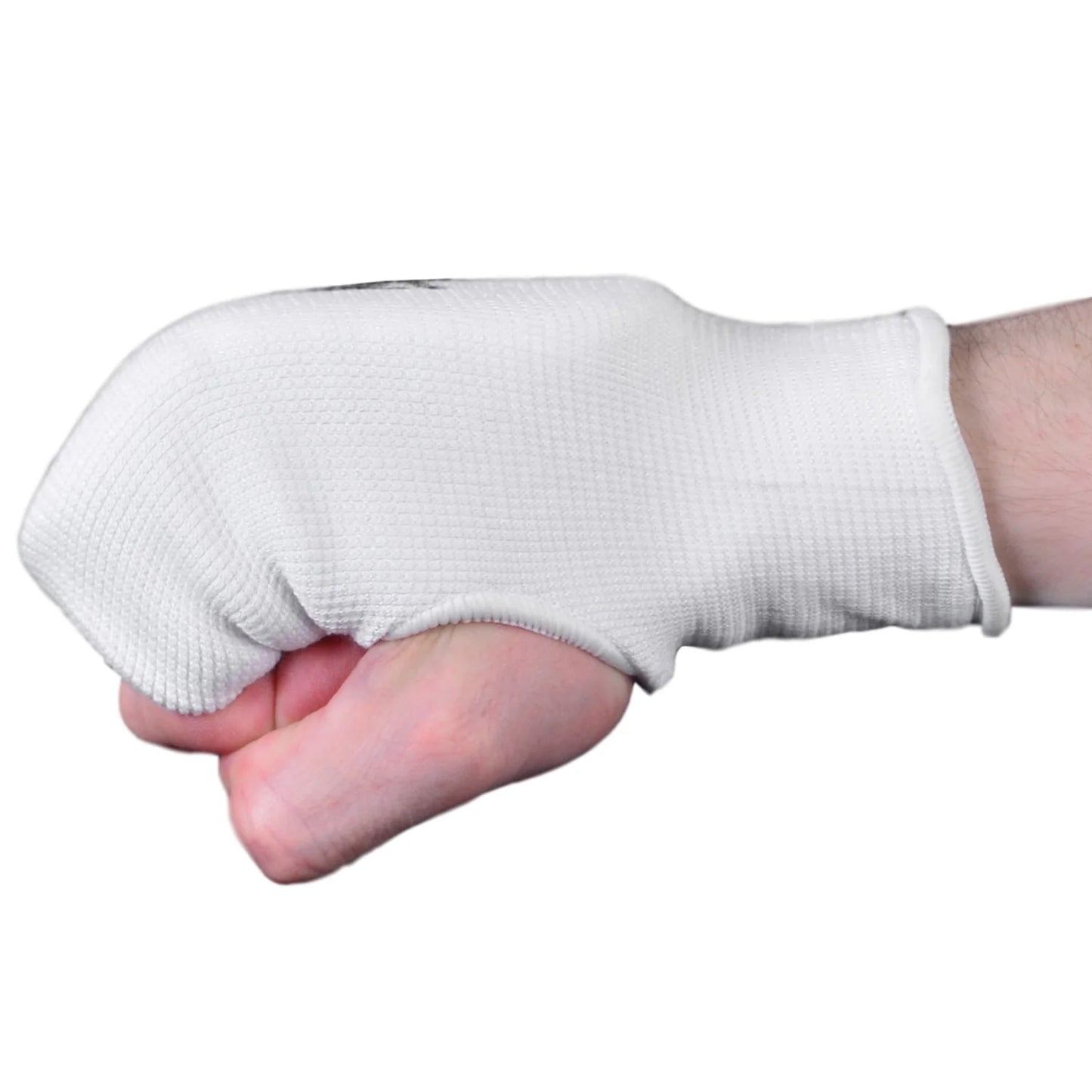 MAR-168A | White Elasticated Fabric Mitts For Hand Protection - Small Accessories