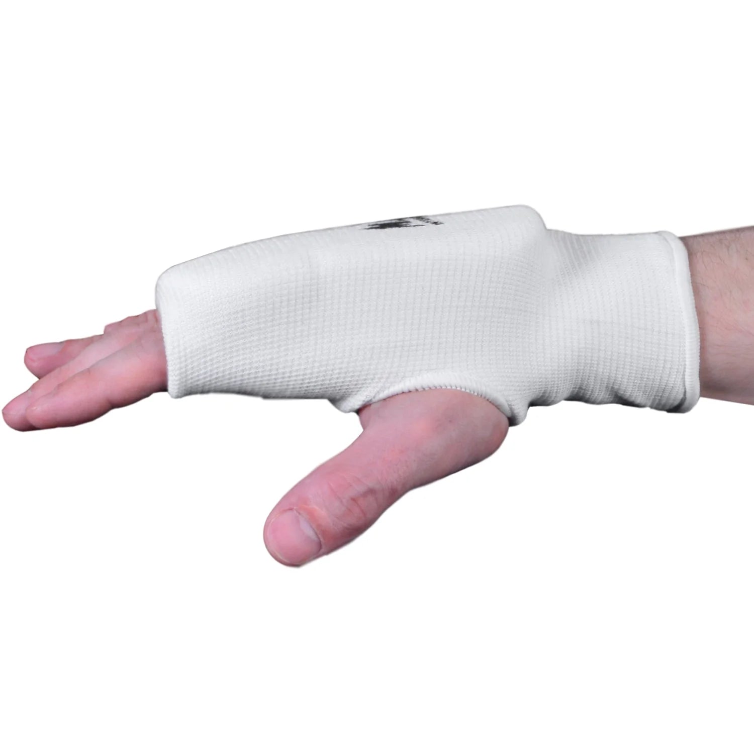MAR-168A | White Elasticated Fabric Mitts For Hand Protection - Small Accessories