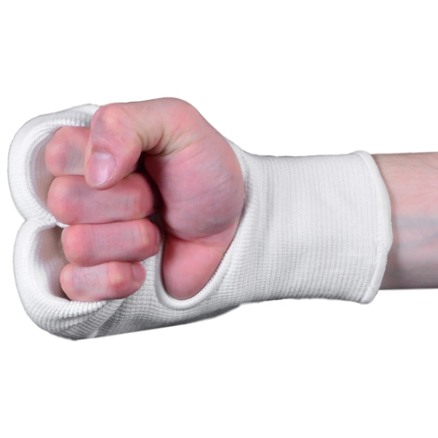 MAR-168A | White Elasticated Fabric Mitts For Hand Protection - Small Accessories