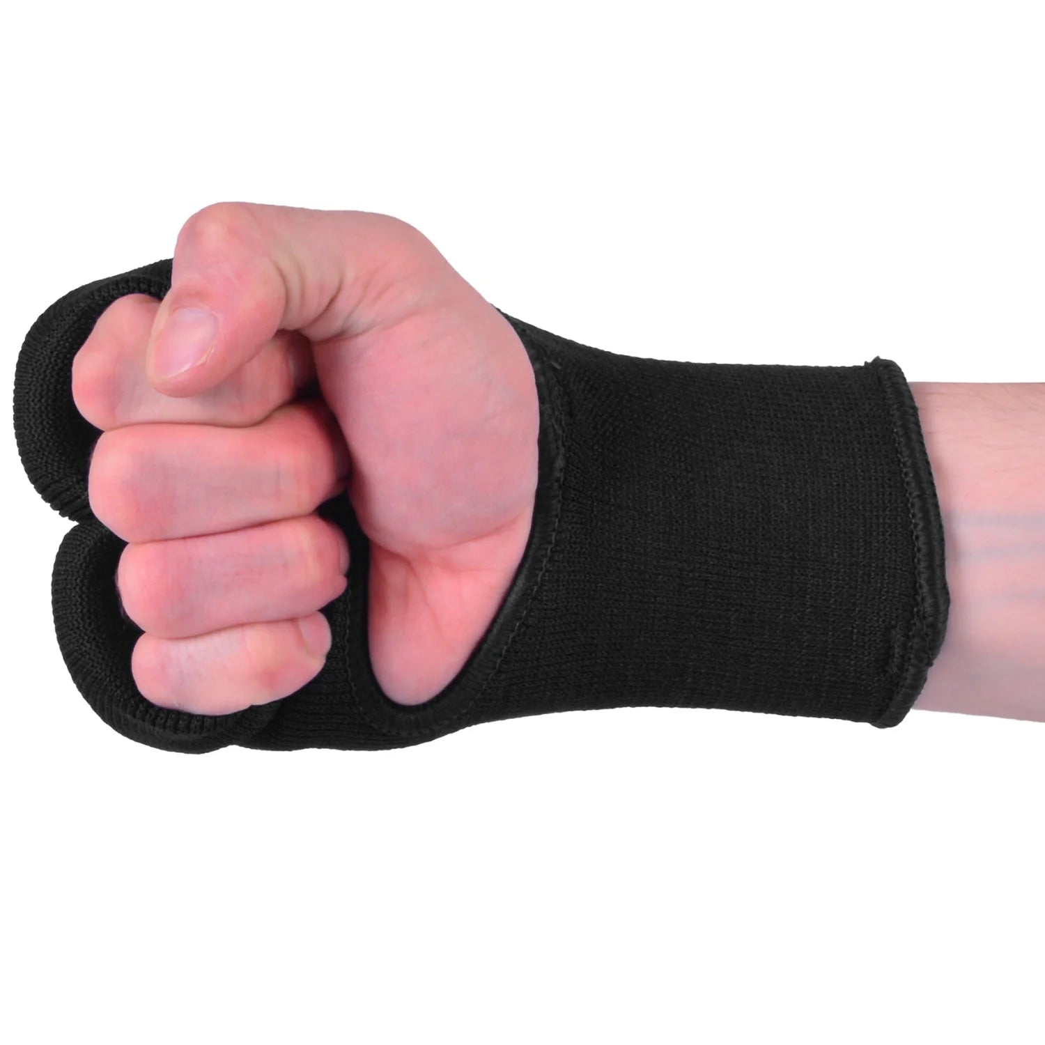 MAR-168B | Black Elasticated Fabric Mitts For Hand Protection - Small Accessories