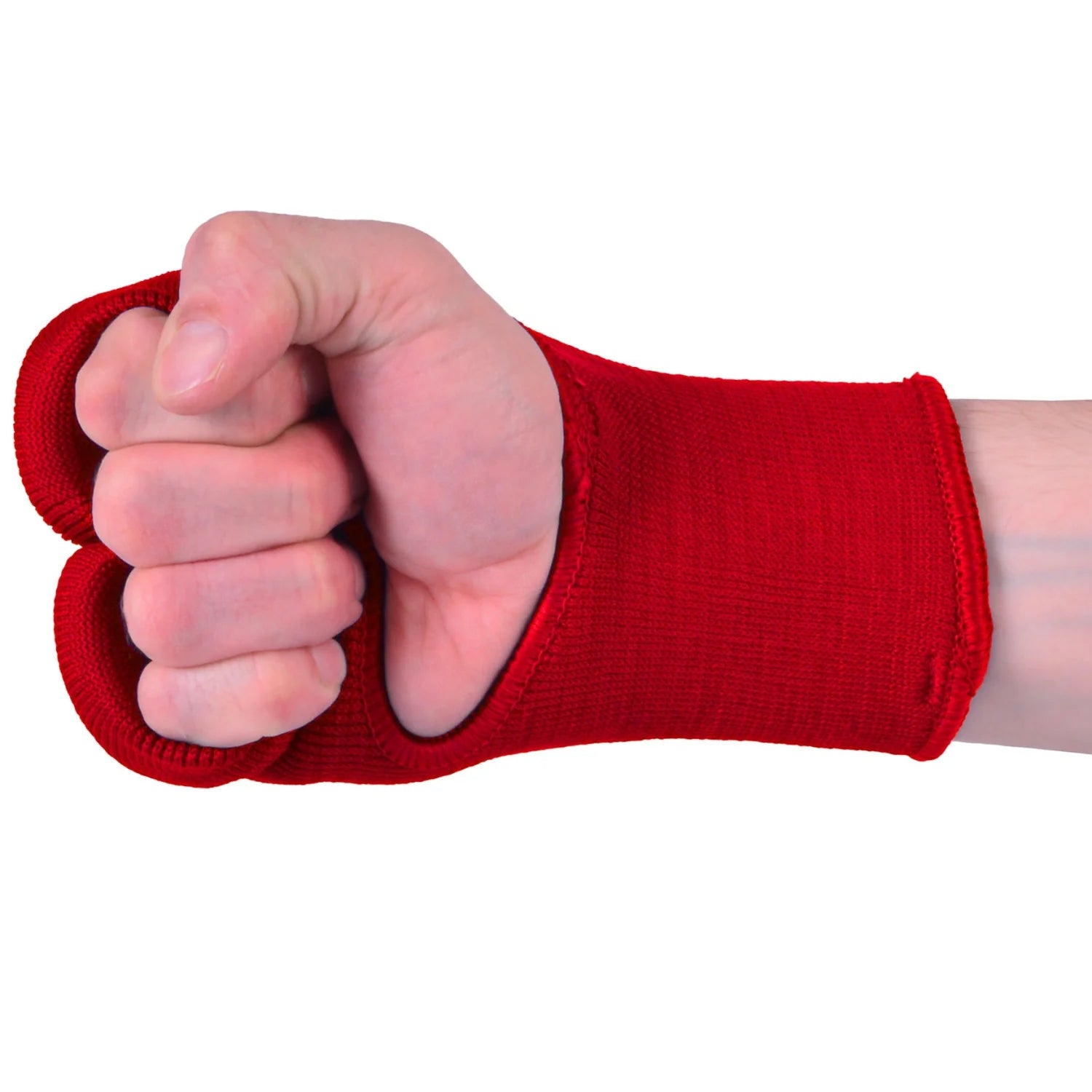 MAR-168C | Red Elasticated Fabric Mitts For Hand Protection - Small Accessories