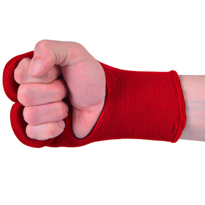 MAR-168C | Red Elasticated Fabric Mitts For Hand Protection - Small Accessories