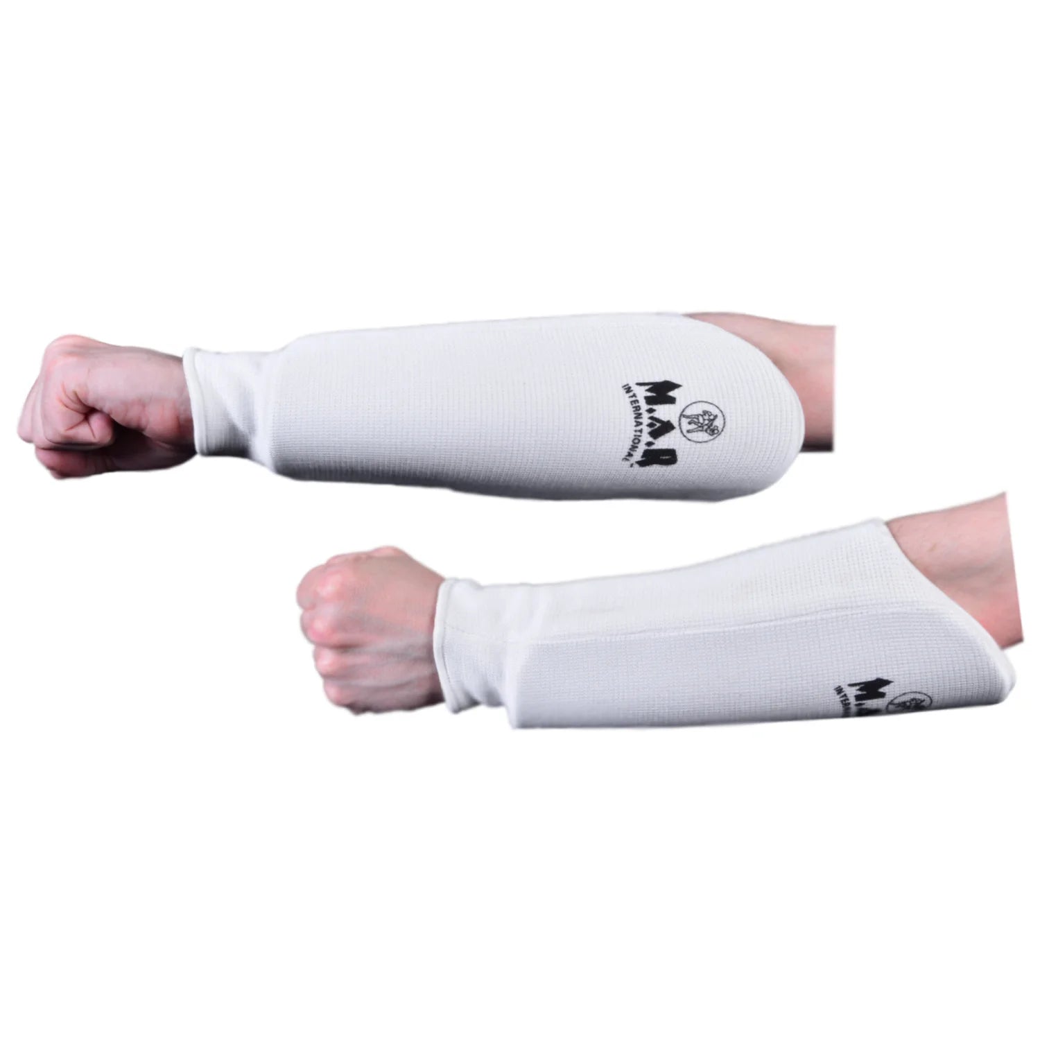 MAR-169A | White Elasticated Fabric Arm Guard For Arm Protection - Small Accessories