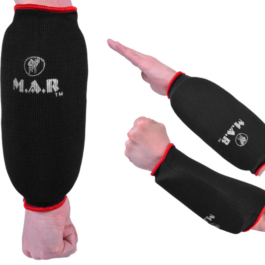 MAR-169B | Black Elasticated Fabric Arm Guard For Arm Protection - Small Accessories
