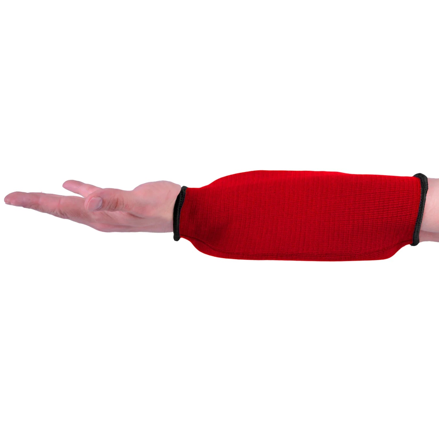 MAR-169C | Red Elasticated Fabric Arm Guard For Arm Protection - Small Accessories