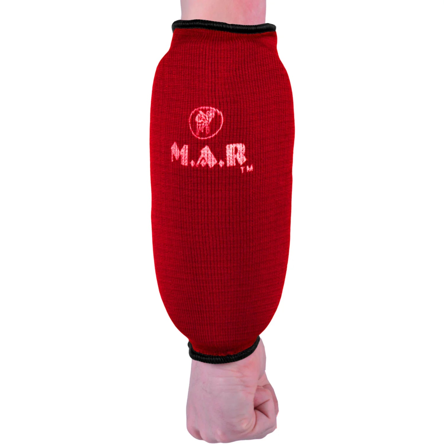 MAR-169C | Red Elasticated Fabric Arm Guard For Arm Protection - Small Accessories