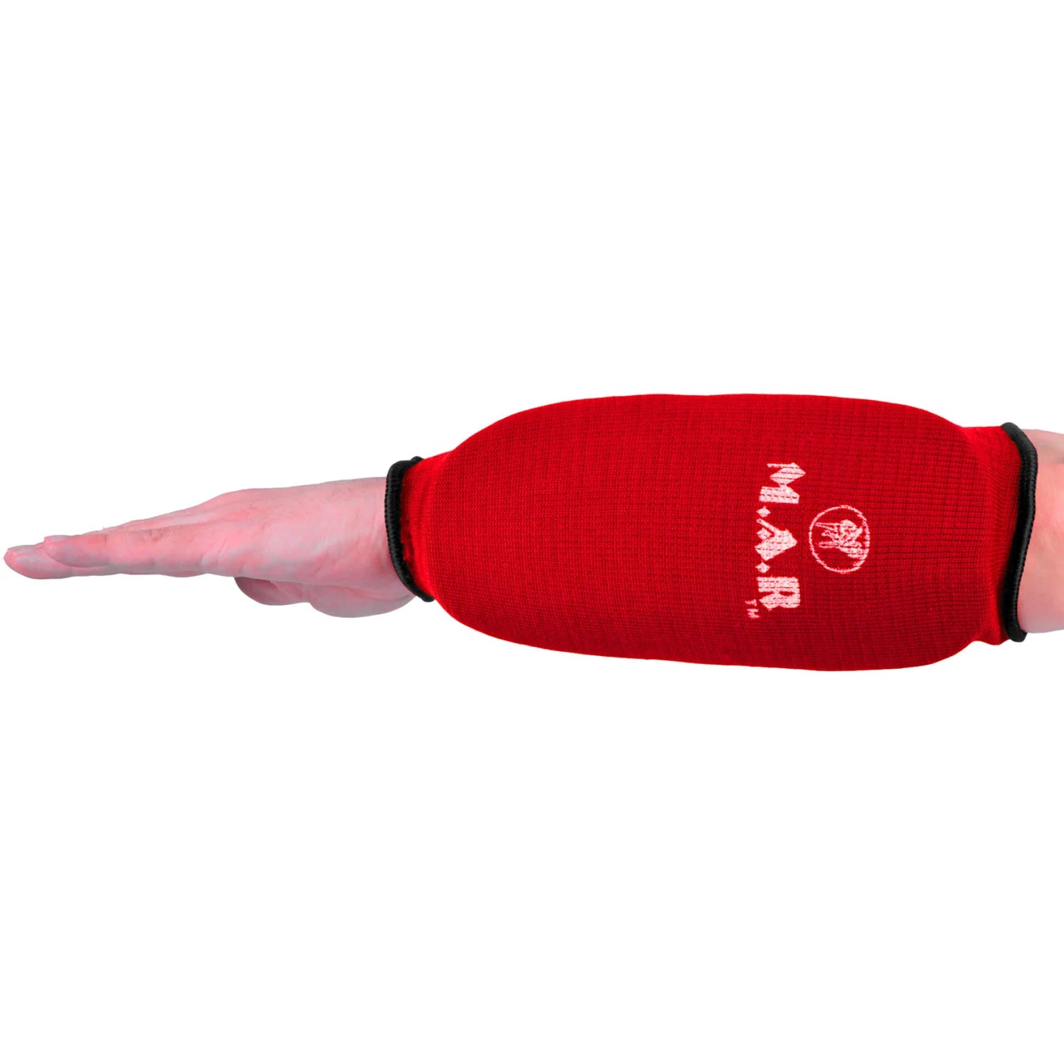 MAR-169C | Red Elasticated Fabric Arm Guard For Arm Protection - Small Accessories