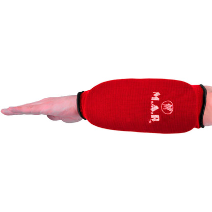 MAR-169C | Red Elasticated Fabric Arm Guard For Arm Protection - Small Accessories
