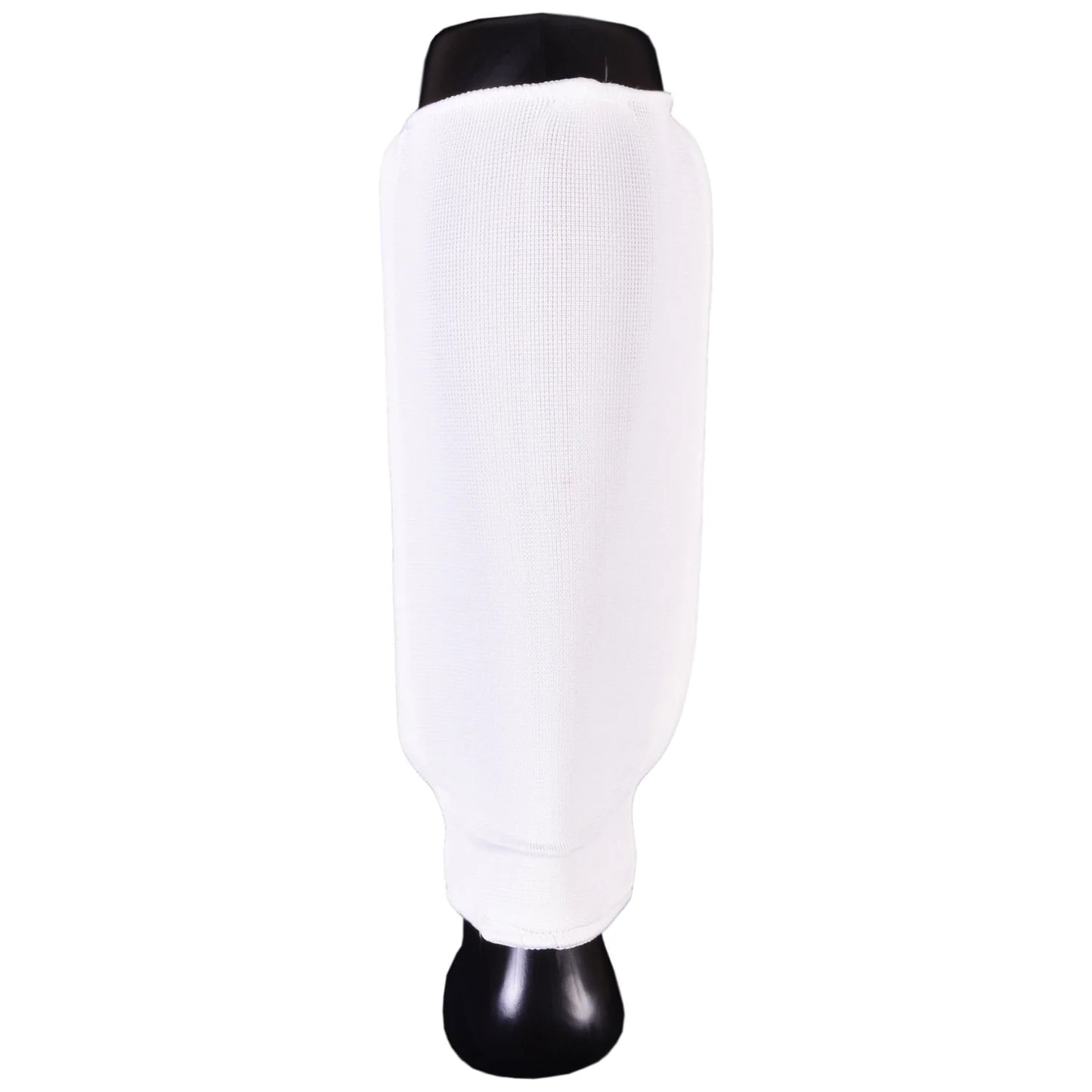 MAR-170A | White Elasticated Fabric Shin Guard For Shin Protection - Small Accessories