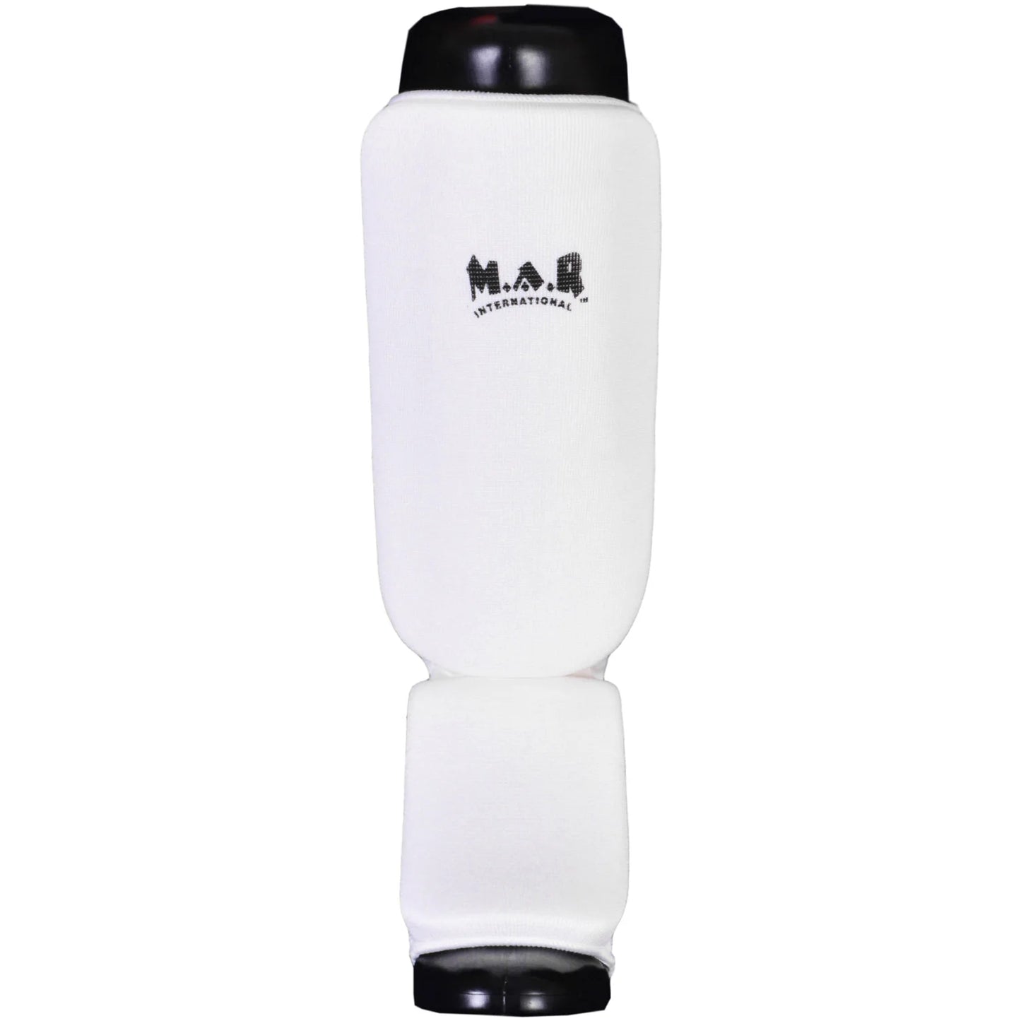 MAR-171A | White Elasticated Fabric Shin & Instep Guard - Small Accessories
