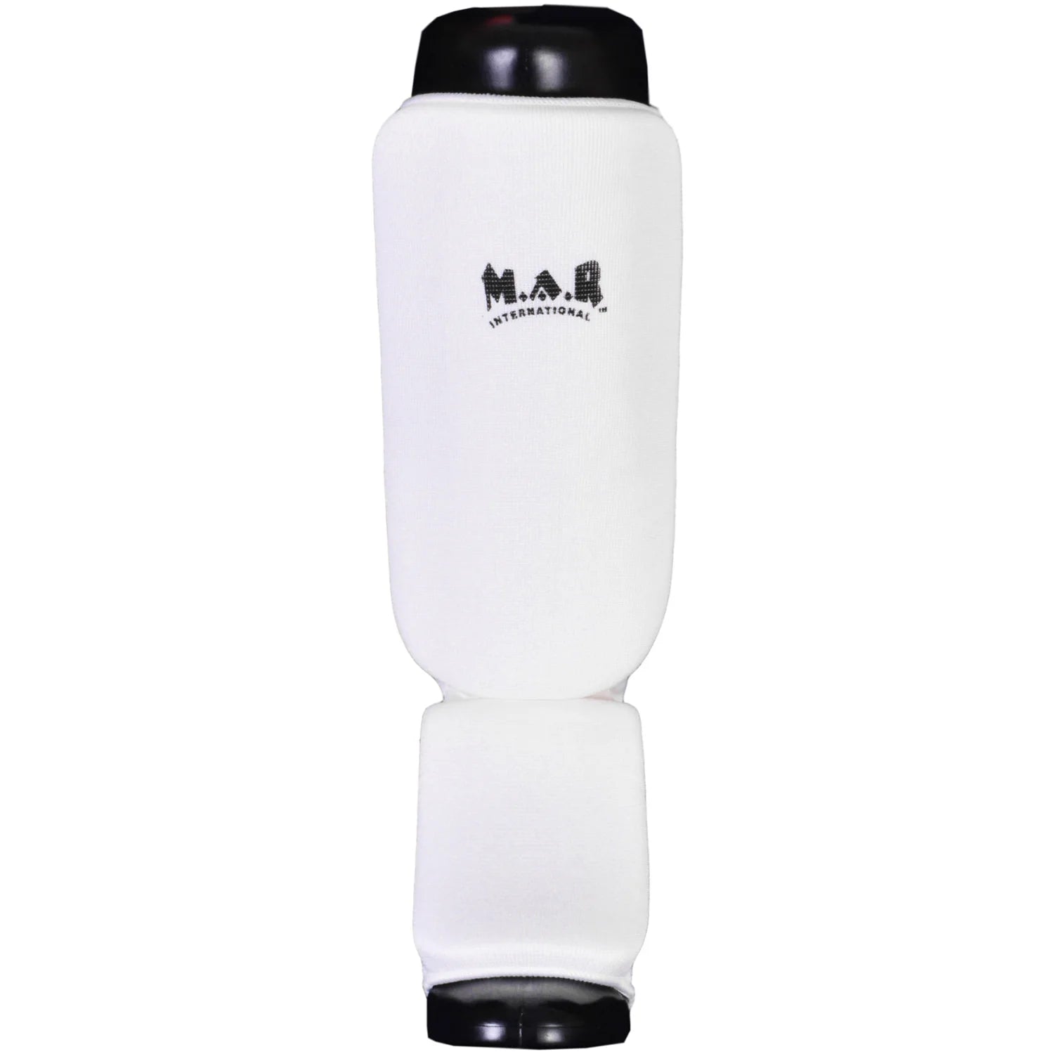 MAR-171A | White Elasticated Fabric Shin & Instep Guard - Small Accessories