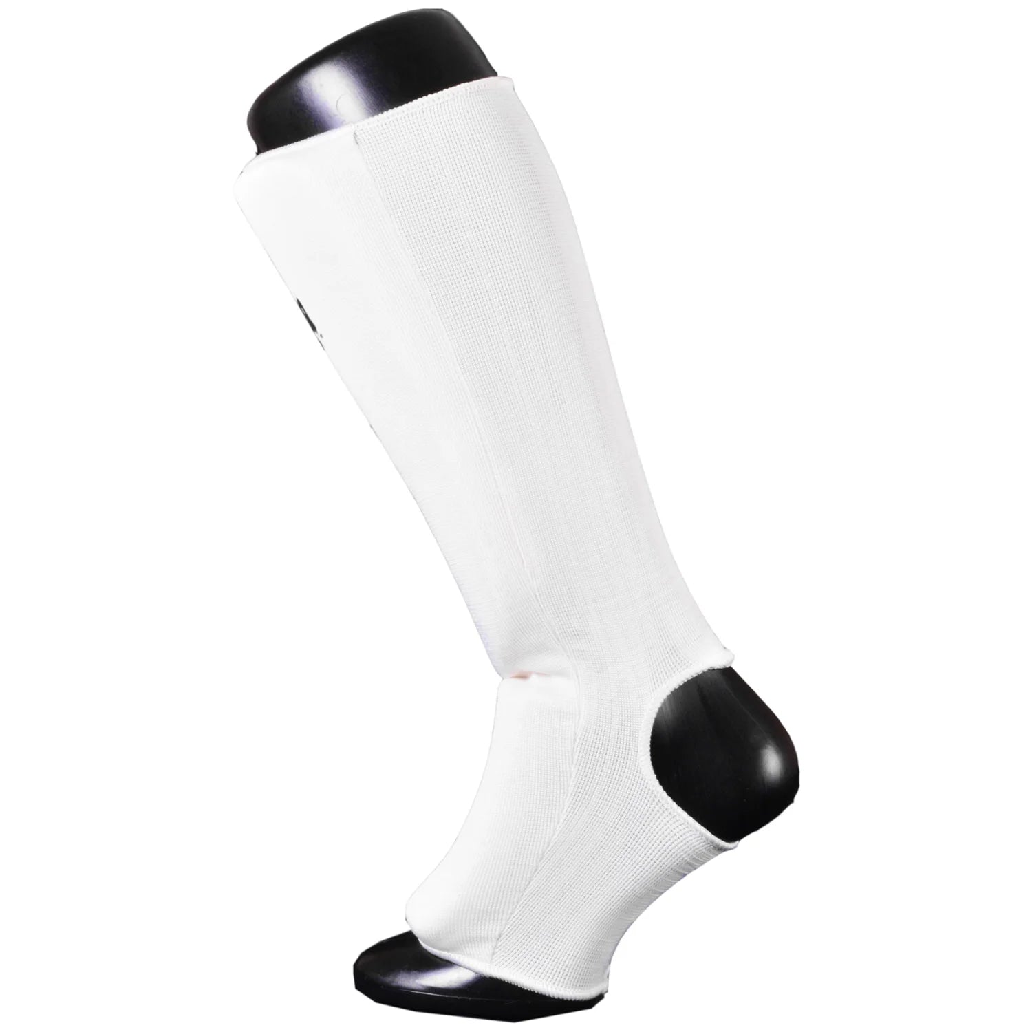 MAR-171A | White Elasticated Fabric Shin & Instep Guard - Small Accessories