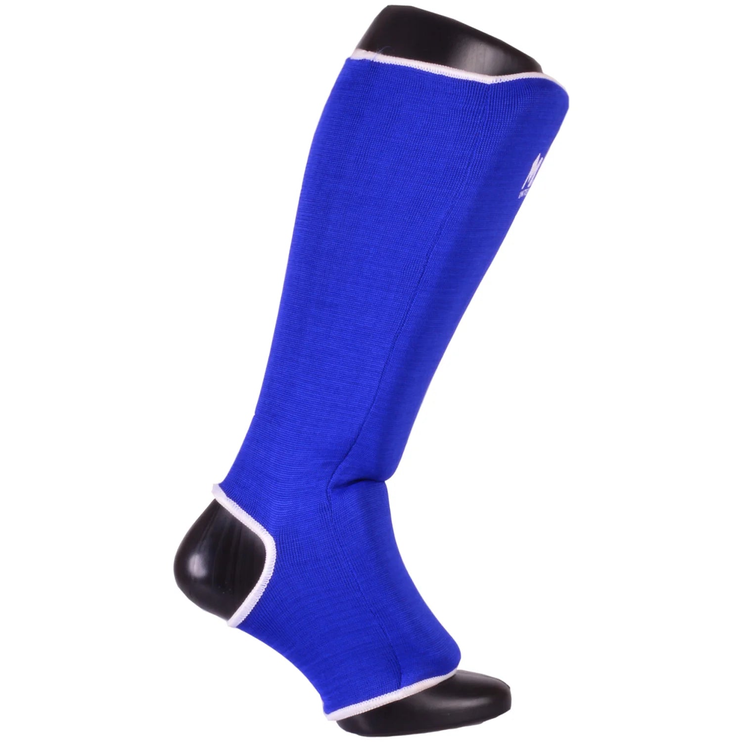 MAR-171D | Blue Elasticated Fabric Shin & Instep Guard - Small Accessories