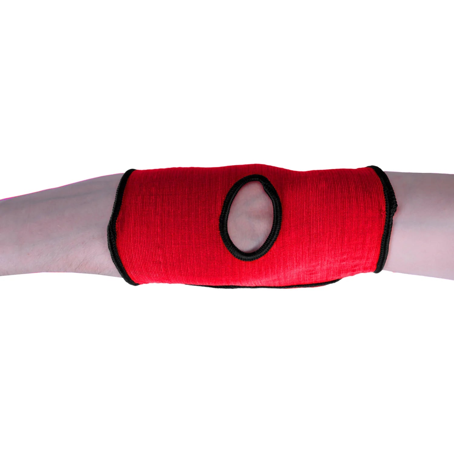 MAR-173C | Red Elasticated Fabric Elbow Pads - Small Accessories