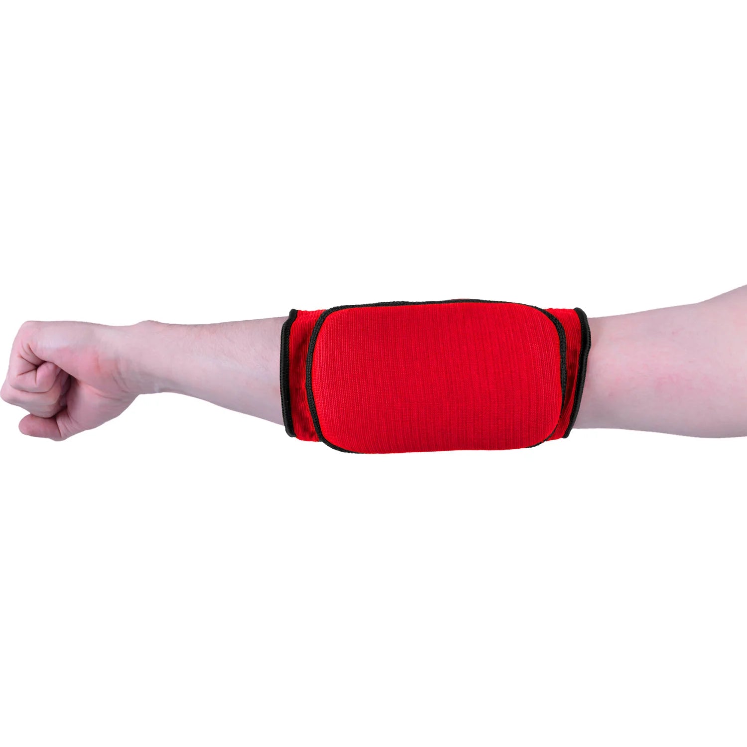 MAR-173C | Red Elasticated Fabric Elbow Pads - Small Accessories