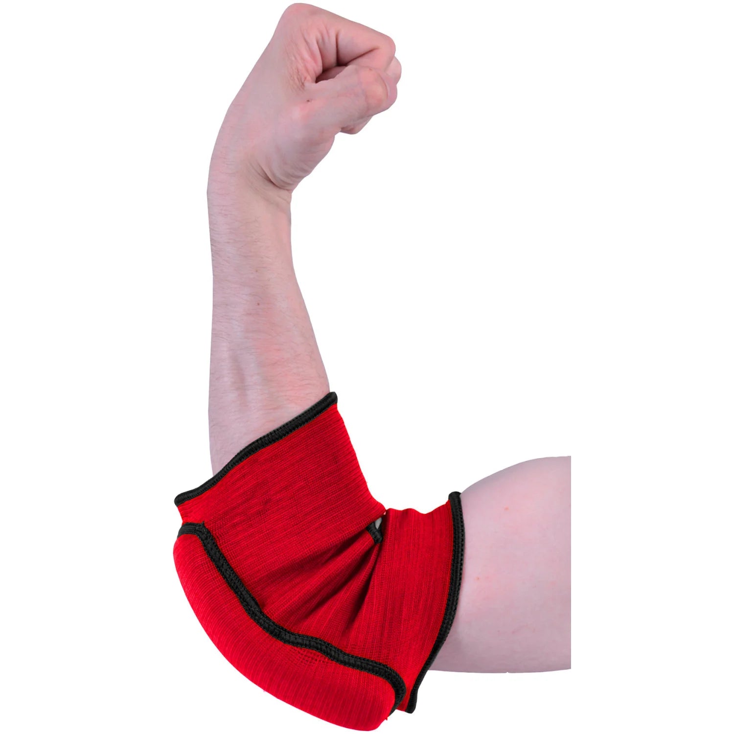 MAR-173C | Red Elasticated Fabric Elbow Pads - Small Accessories