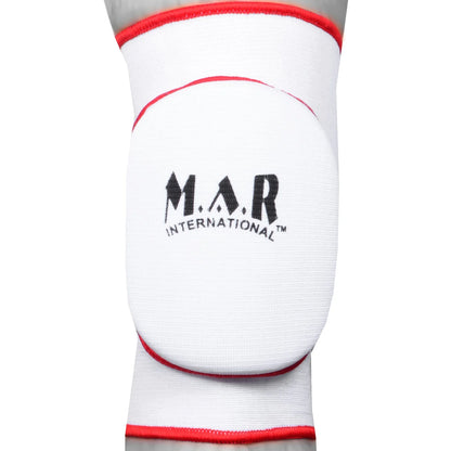 MAR-174A | White Elasticated Fabric Knee Pads - Small Accessories
