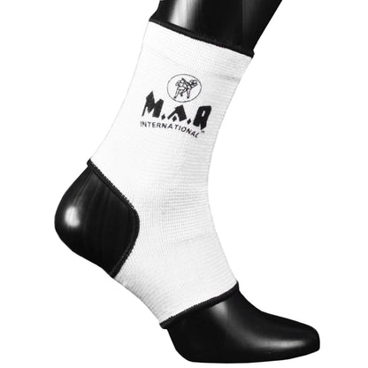 MAR-176A | White Elasticated Fabric Ankle Support - Small Accessories