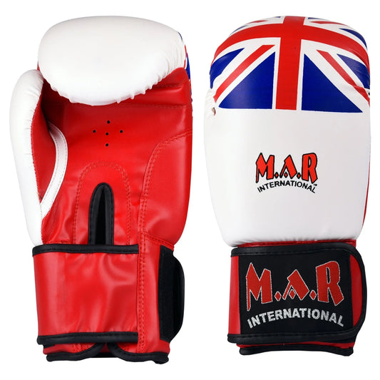 MAR-185 | Union Jack Print Kickboxing & Boxing Gloves for Kids - Gloves