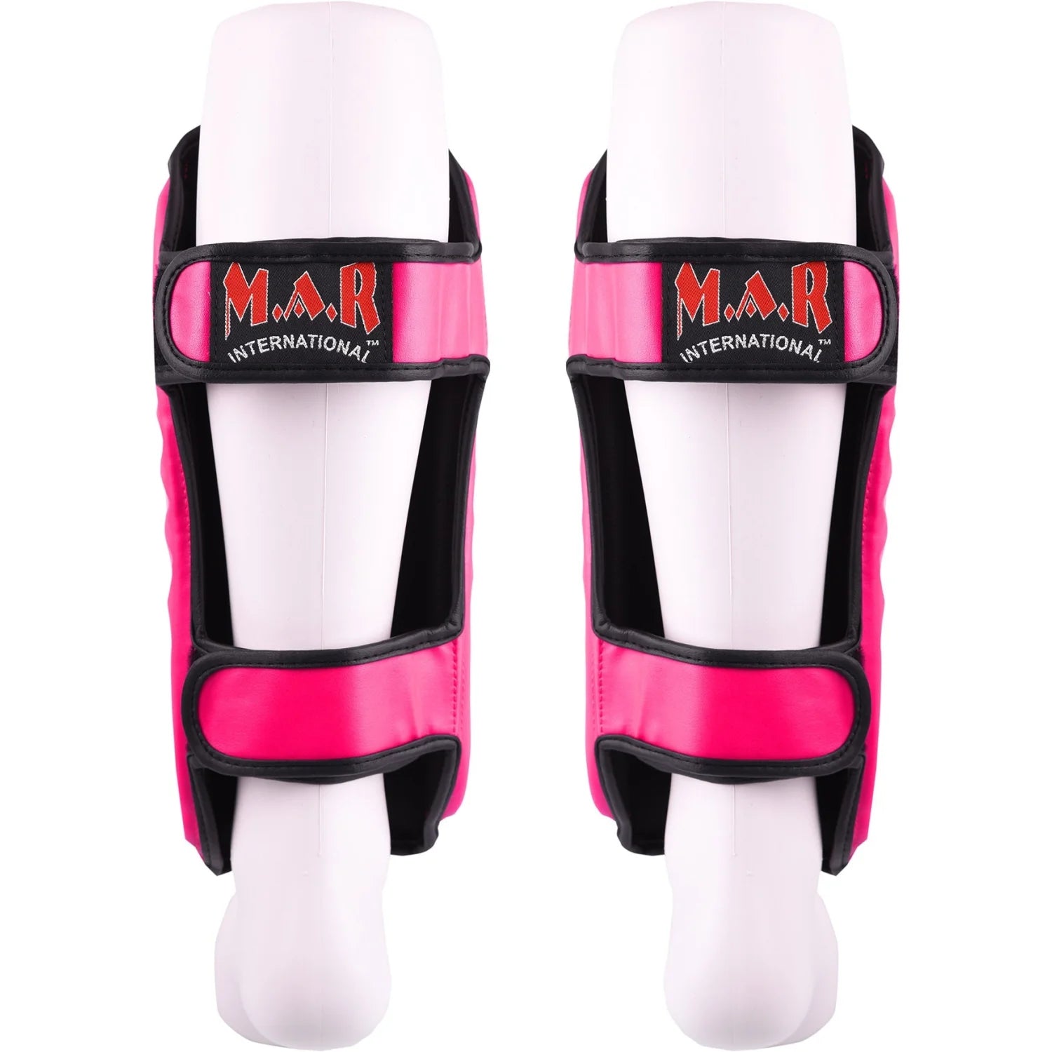 MAR-190C | Pink Shin Guards w/ Foam Padding - Shin Guards