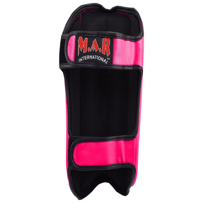 MAR-190C | Pink Shin Guards w/ Foam Padding - Shin Guards