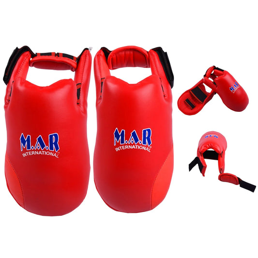 MAR-192A | Red Martial Arts Elite Foot Protector - Shoes