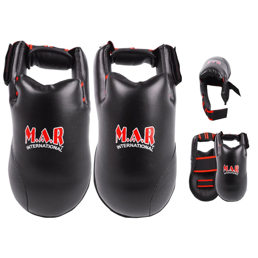 MAR-192B | Black Martial Arts Elite Foot Protector - Shoes